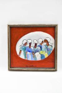 lot 234 image: Elzire Malebranche Original Painting on Board