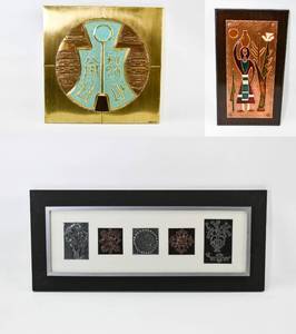 lot 327 image: 3 Metal Artworks