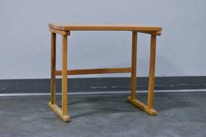 lot 142 image: Small Wood Side Table
