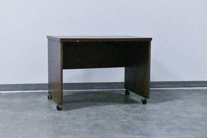 lot 145 image: Desk with Dark Wood Veneer