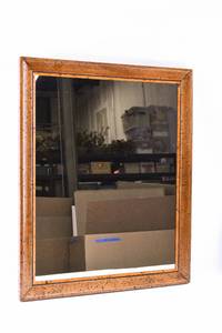 lot 114 image: Wood Framed Mirror