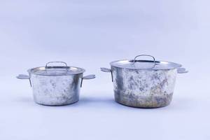 lot 89 image: 2 Vintage French Charlotte Pots or Molds