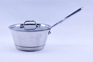 lot 80 image: 2 12 QT All Clad Copper-Core Lidded Pot