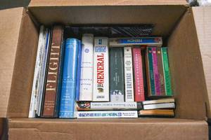 lot 303 image: Box of Assorted Books, History, Travel, French, More