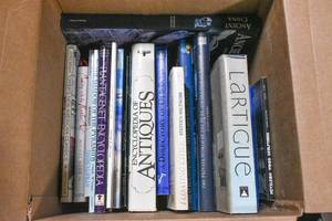 lot 304 image: Box of Assorted Books, History, Antiques, Travel, More