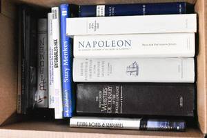 lot 306 image: Box of Assorted Large Books, History, Language, More