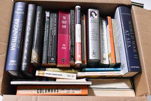 lot 307 image: Box of Assorted Books, History, Travel, Language, More
