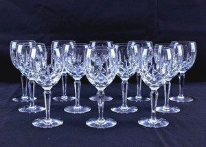 lot 226 image: 12 Gorham Lady Anne Wine Glasses