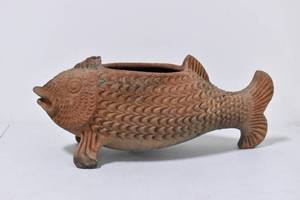 lot 166 image: Fish Terracotta Planter