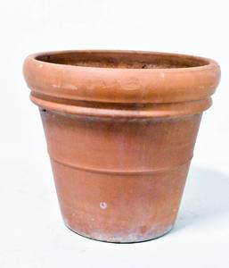 lot 193 image: Large Outdoor Terracotta Pot, Deroma, Made in Italy