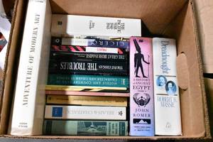 lot 319 image: Box of Assorted Books, History, Food, Art, More