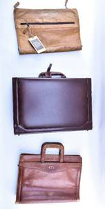 lot 355 image: 3 Leather Briefcases