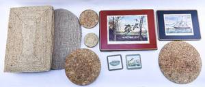 lot 380 image: Lot of Placemats, Trivets, & More, Pimpernel, Others