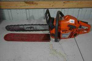 lot 12 image: Husqvarna 350 Gas Chain Saw