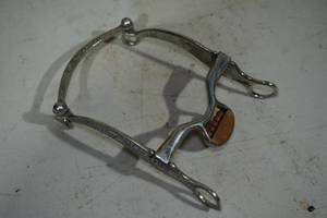 lot 35 image: Dress Bridle Hackamore with Scroll Work