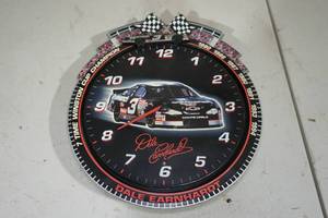 lot 36 image: Dale Earnhardt Clock with Motion