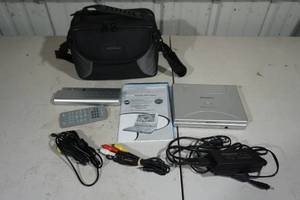lot 56 image: Magnavox Portable DVD Player with Case