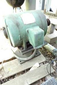 lot 148 image: Vintage General Electric 3 HP 3 Phase Electric Motor