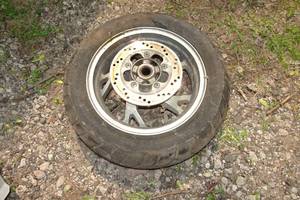 lot 140 image: BMW Motorcycle Rear Wheel