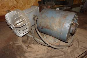 lot 135 image: Westinghouse Electric Motor with Air Compressor Head
