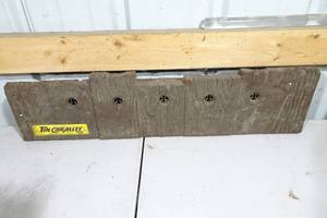 lot 120 image: Vintage Tin Can Alley Target Base