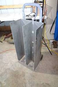 lot 58 image: Oxy-Acetylene Tank 2 Wheel Cart