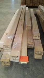 lot 9010 image: Clear Basswood Wainscot.