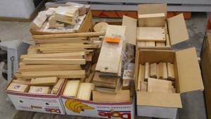 lot 9023 image: Rossettes, Plank Boards, Corners, Cherry, Maple, Oak, etc.