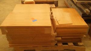 lot 9032 image: Particle Board Cabinet Panels.