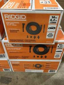 lot 3 image: Lot of RIDGID 1-14 in. Car Cleaning Accessory Kit with 14-ft Hose for RIDGID WetDry Shop Vacuums Customer Returns See Pictures