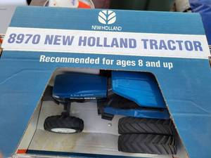 lot 86 image: 116 metal Die Cast New Holland Tractor