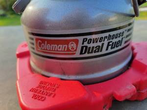 lot 78 image: Coleman Powerhouse Dual Fuel Lantern In Protective case