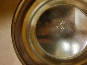 lot 157 image: Silver tea pot, with makers mark