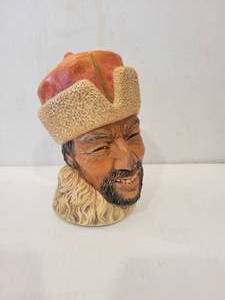 lot 40 image: Bossons PERSIAN Chalkware  Bust Congleton England 1961 Vintage