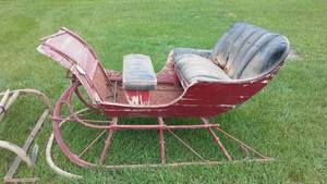 lot 1 image: Buster Welch Snow Sleigh From his ranch NE of Abilene, TX Grandfather of Cutting. Yellowstone appearance - season 4, episode 5.