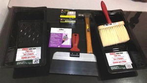 Misc. tools and supplies.