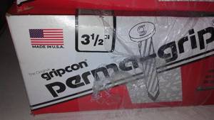 Perma grip 3.5 in. anchor nails. 2boxes
