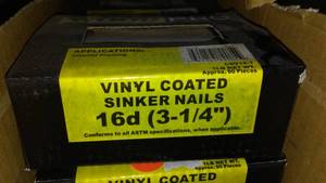 3.5 in. coated sinkers 10 boxes
