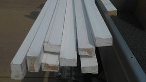 17-foot brick mold wood primed. - 8 & more.