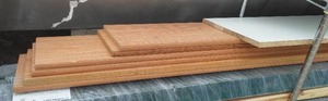 Particle board laminated shelving variety