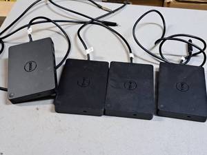 lot 25 image: Lot of (4) Dell Docking Stations K17A