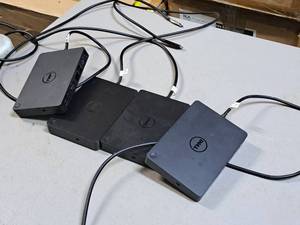 lot 53 image: Lot of (4) Dell Docking Stations K17A