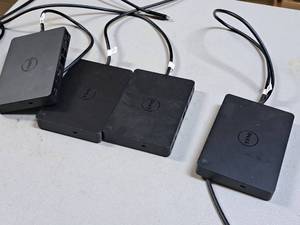 lot 57 image: Lot of (4) Dell Docking Stations K17A