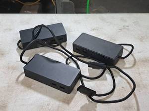 lot 65 image: Lot of (3) Microsoft Docking Stations 1661