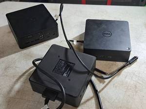 lot 66 image: Lot of (3) Dell Docking Stations K16A