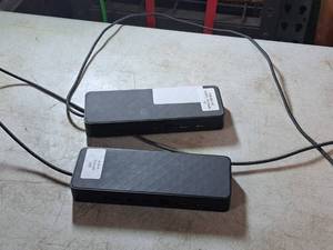lot 87 image: Lot of (2) HP   USB-C Universal Docking Stations HAS-B005DS