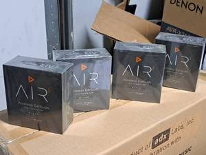 lot 142 image: Lot of (4) ADX Labs Air2 Bluetooth Wireless Earbuds