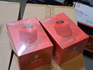 lot 199 image: Lot of (2) ADX Labs Mini2 Outdoor TWS Bluetooth Speaker