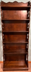 lot 71 image: Vintage Bookcase Shelving Unit