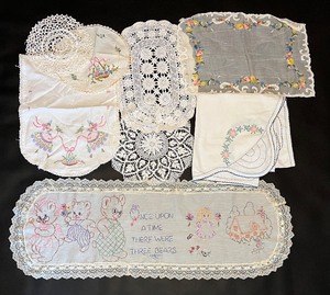 lot 85 image: Vintage Variety of Linen